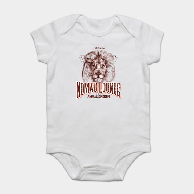 The Nomad Lounge in Animal Kingdom at Orlando Florida Baby Bodysuit by Joaddo